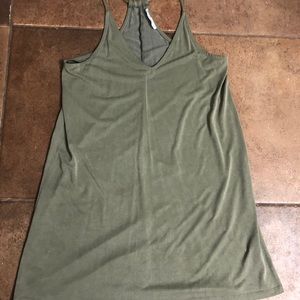 Olive green dress NWOT